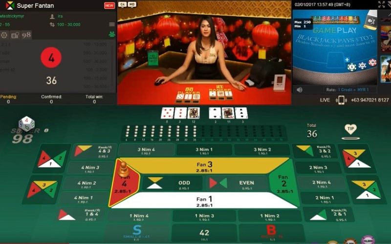 Các Loại Cược Fantan Tại 188Bet